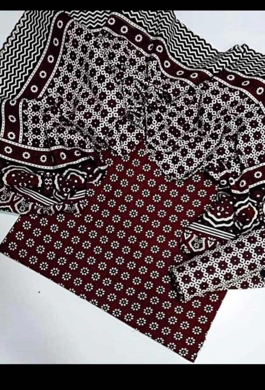 Ajrak cotton suits