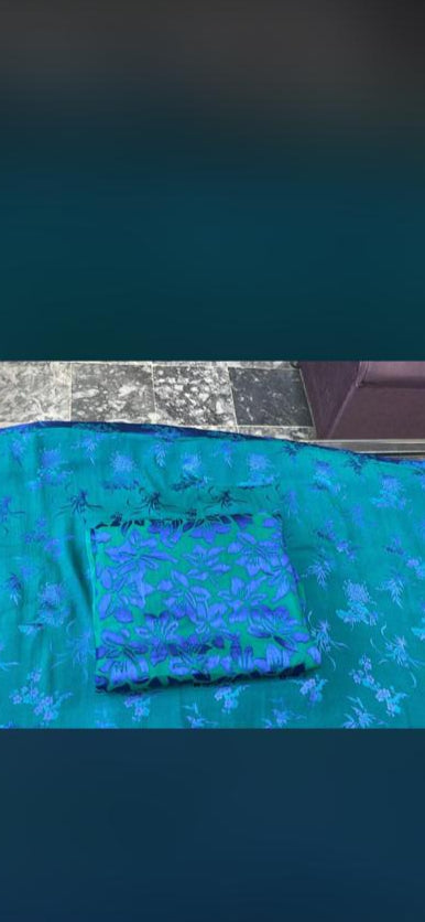 Pure Chanapati 2-Piece Suit – 2.5 Gaz Chanapati Shirt & 2.5 Gaz Broshia Dupatta (Dyeable)